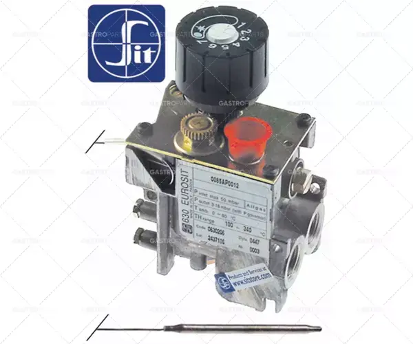 plynový termostat typ 630 řada Eurosit t.max. 340°C 100-340°C přívod plynu 3/8" Originální