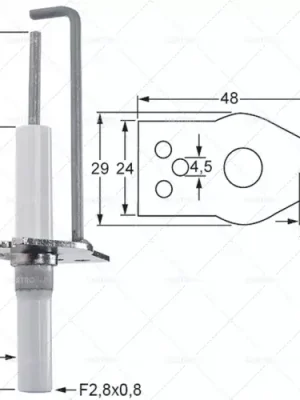 Ihned K Objednání pojistková zástrčka průměr 1 9,5 mm podlaha f2,8x0,8 mm délka1