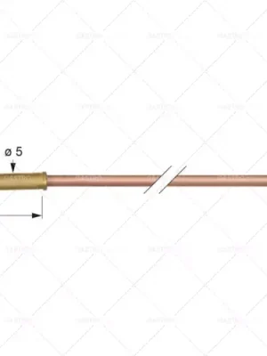 termočlánek m10x1 délka 1000mm připojení k hořáku průměr 5mm Nakupujte Hned