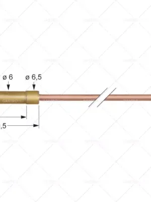Termoelektrické články M8x1 L 750 mm zásuvka Ø6,0mm Bezpečná Platba