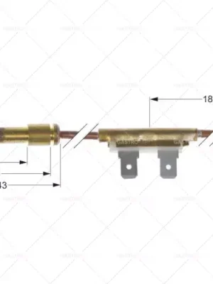 Koupit Online Termoelektrické články přerušovač M9x1 L 850 mm F 6,3 mm
