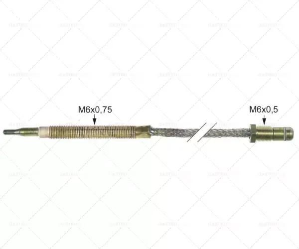 termočlánek ohebný univerzální L 1200mm montážní závit M6x0,75 připojení M6x0,5 Zlevněný