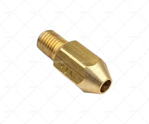 Ověřený závit plynová hubice M6x0,75 SW 8 díra o 1,75mm