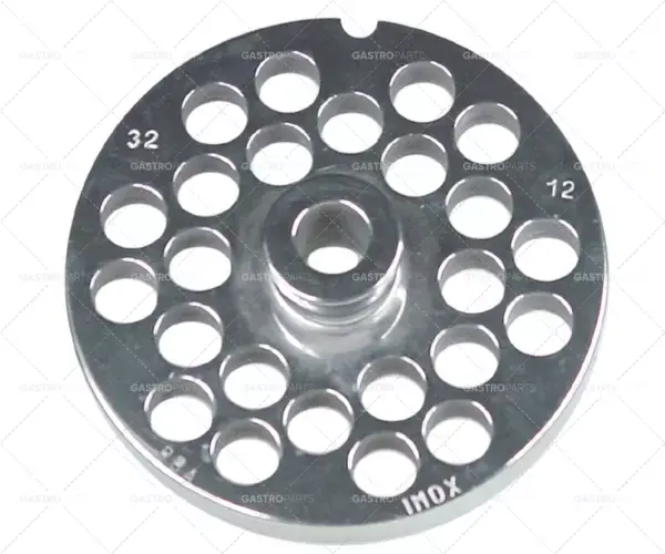 Nová Kolekce síto na mletí masa o průměru. 98 mm typ32 velikost ok 12 mm 1 upevňovací drážka s kolíkem
