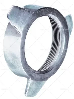 kroužková matice závit M78x2 ED ø 84mm tloušťka 26mm ID ø 62mm nerezová ocel Mod.12 Pouze Dnes