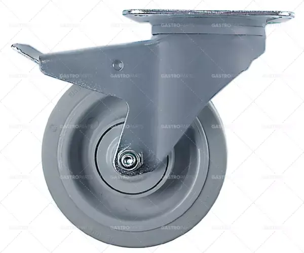 otočné kolečko s otočnou brzdou ø 160 mm upevňovací pouzdro desky z nerezové oceli Kup Teď