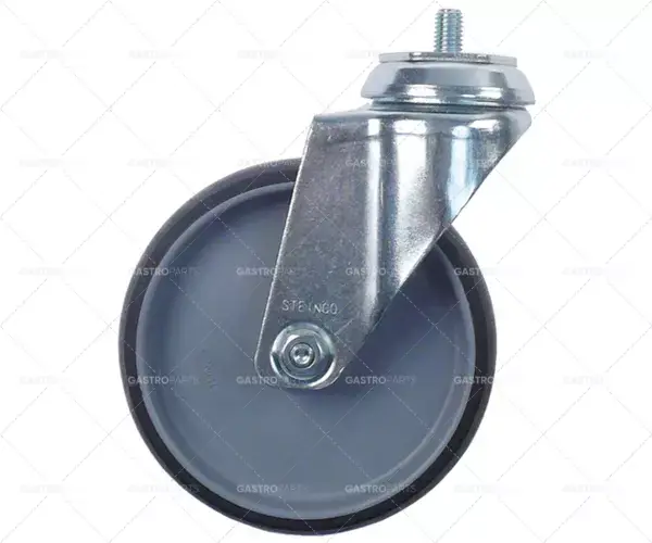 Akce otočné kolečko ø 125mm závit pouzdro z chromované oceli nosnost 90kg