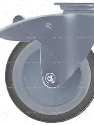 Přímo Od Výrobce otočné kolečko ø 125 mm upevnění desky pouzdro z nerezové oceli rozměr desky 77x67 mm