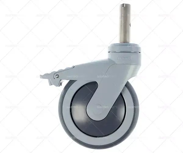 Aktuální otočné kolečko s otočnou brzdou ø 125mm kryt vývodu plast nosnost 100kg výška vývodu 62mm