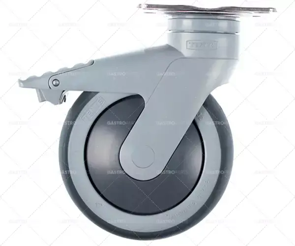 Top Prodej otočné kolečko s brzdou ø 125 mm plastový plech kryt kování