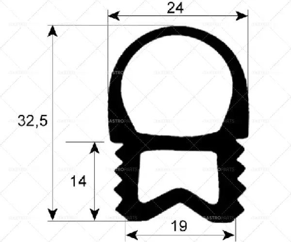 těsnění dveří 2448 délka 1470 mm šířka 710 mm Pouze Dnes