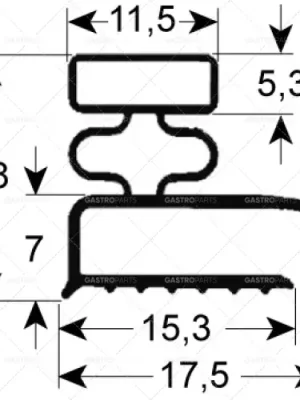 chladicí těsnění 9031 délka 600 mm šířka 440 mm vnější rozměr Sezónní Sleva