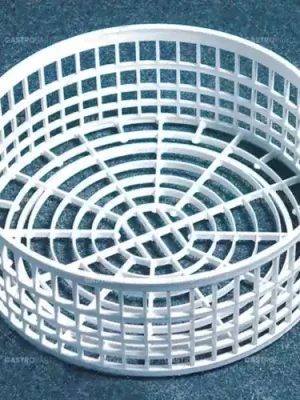 Top Prodej univerzální koš kulatý ø 360 mm výška 130 mm sedlo ø 280 mm oka široká síťovina/plast
