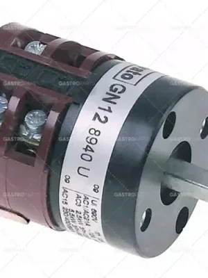 otočný spínač 3 polohy vačka 1-2-3 3pólový typ gn128940u 690V 12A 6x6mm Rychlé Dodání