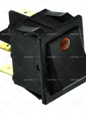 Kolébkový rozměr 30x22mm oranžové 1Z / lampa 230V 16A osvětlené spojovací plochý konektor 6,3 mm Levný