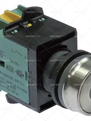 Tlačítko instalován o 22,5 mm jasné 2NO / lampa 250V 16A Spínací sekvence 0-1 Připojení Šroub Ihned K Objednání