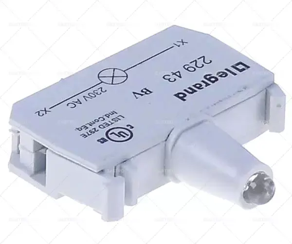 Horká Nabídka prvek lampy 230V napětí AC modrá