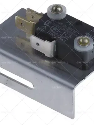 Značkový mikrospínač s rukojetí s vypínačem 250V 16A 1CO připojení vnější faston 6,3mm L 20,5mm L1 15mm