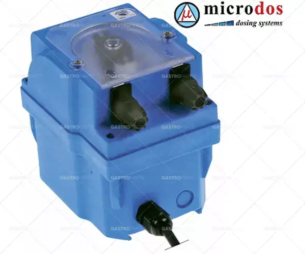 Levný dávkovací čerpadlo microdos s časovou regulací 0,5l/h 230 VAC hadice na oplachovací prostředky ø 4x6mm silikonová hadice