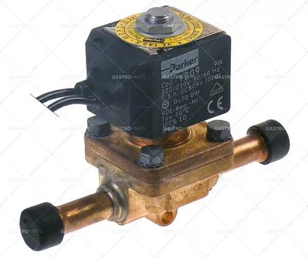 Výhodná Nabídka elektromagnetický ventil typ ve-145 230V p max. 10bar rozsah tlaku 0-10bar 8 Parker přímý