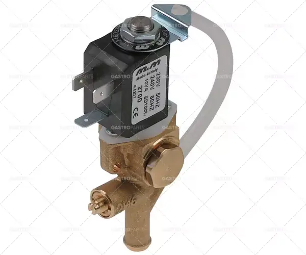 Levný elektromagnetický ventil 230 VAC m&m cívka typ 2700 230V mosazný