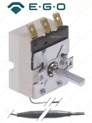 Značkový 1-fázový regulační termostat 30-93 °C 6x85mm délka kapiláry 1230mm