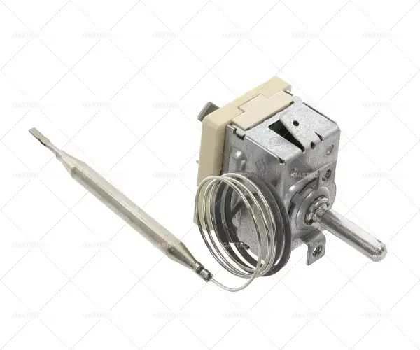 Cenově Výhodný Termostat T.MAX. 184 ° C provozní rozsah 70-184 ° C, 1-pólový 16A 1CO senzor o 6 mm sondy L 87mm