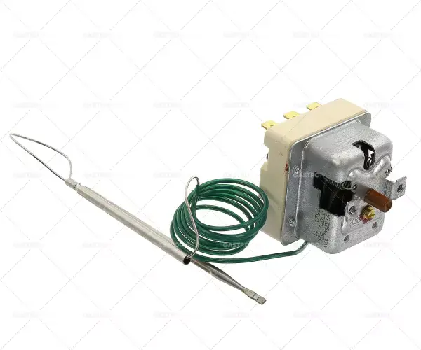 pojistný termostat 230°C 3-pólový 2x20 / 1x0,5A čidlo o 4mm L 120mm Horká Nabídka