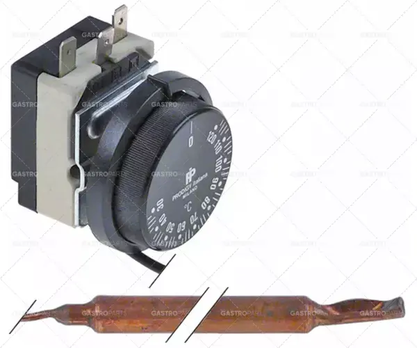 1-fázový řídicí termostat 30-120 °C 6x105mm délka kapiláry 1480mm Must-Have