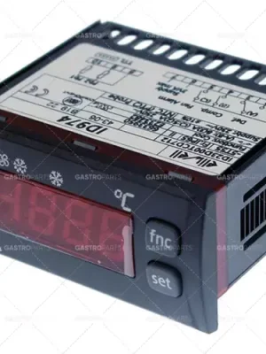 Aktuální elektronický regulátor Eliwell typ id974 montážní rozměry 71x29mm 230V napětí AC