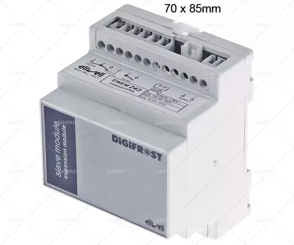 Hit Sezóny řídicí jednotka Eliwell typ ewem243 model ds440000dc702 montážní rozměr 70x85mm