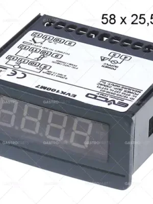 teploměr EVERY CONTROL typ EVK100M7 montážní rozměry 71x29mm napětí 230V AC Finální Výprodej