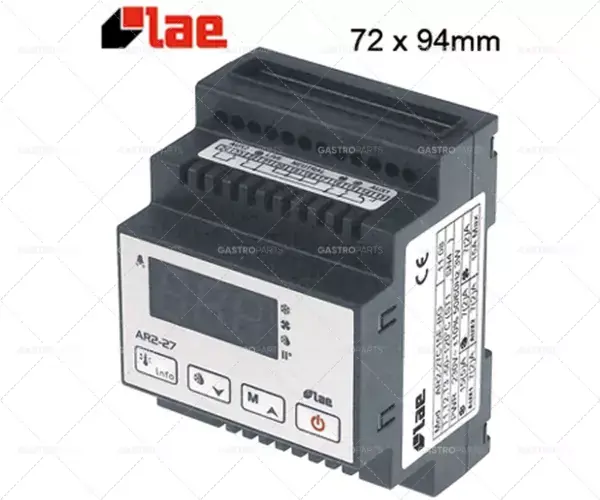 Sezónní Sleva elektronický regulátor Lae typ ar2-27c15e-bg montážní rozměry 72x94mm 230V napětí ac