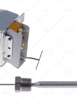 Levný bezpečnostní termostat vypínací teplota 232°C 1pólová sonda 1CO ø 7,9mm sonda L 77mm