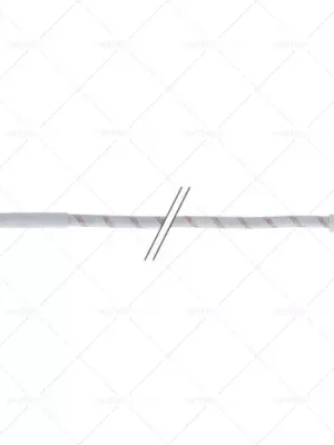 Levný měděný lank. vodič 4 mm2 izolace z optických vláken propojovací kabel očko Ø4mm L 1400mm
