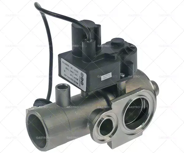 vypouštěcí ventil jednoduchý 12V přívod 40mm vývod 40mm pro konvektomat Výhodná Nabídka