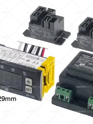 Jen Po Omezenou Doba elektronický regulátor Shangfang typ sf-104s montážní rozměry 71x29mm 230V napětí AC ntc