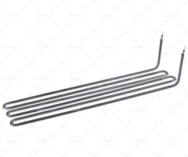 topné těleso 1600W 230V D 435mm Š 110mm připojení vnější faston 6,3mm trubka ø 6,3mm H 93mm Jen Po Omezenou Doba
