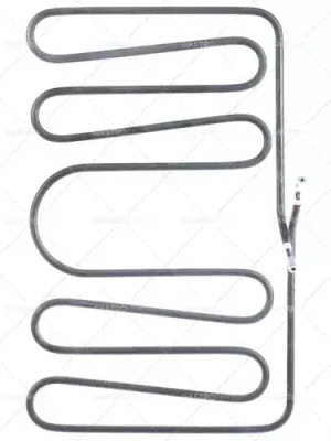Nová Kolekce topné těleso 1900W 240V d 200mm š 320mm v 30mm š1 28mm š2 140mm trubka ø 6,5mm pro kontaktní mřížku