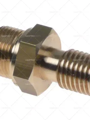 šroubová přípojka pro kohoutek L 52mm ID ø 9mm WS 24 mosazný závit 1/2" - 16mm speciál Akční Nabídka