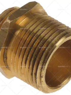 Akční Nabídka dvojitá vsuvka mosaz Množství 1 ks L1 7mm L2 19mm T1 1/2" T2 3/4"