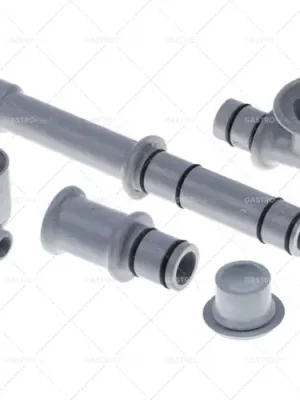 Cenově Výhodný sifon ø 18 mm plastová sada - šedá