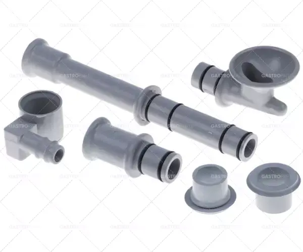 Cenově Výhodný sifon ø 18 mm plastová sada - šedá
