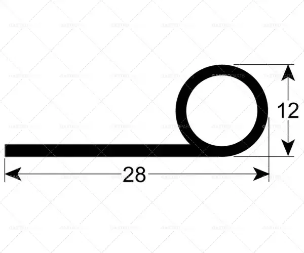 Přímo Od Výrobce délka těsnění dveří 455 mm