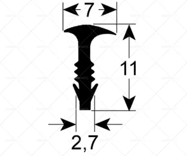 Zlevněný Dveře pásek 2980 L 2820mm