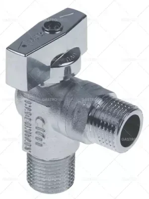 kulový kohout úhlové připojení 1/2" ET - 1/2" ET DN15 celková délka 79x54mm Časově Omezené