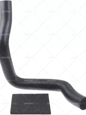 tvarovaná hadice ID ø 50 mm ED ø 58 mm D 630 mm pro odtok EPDM na mytí nádobí černá Levný
