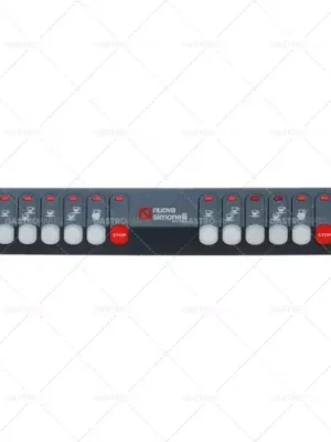 Cenová Bomba ovládací panel d 594 mm šedý v 75 mm 2-skupinový