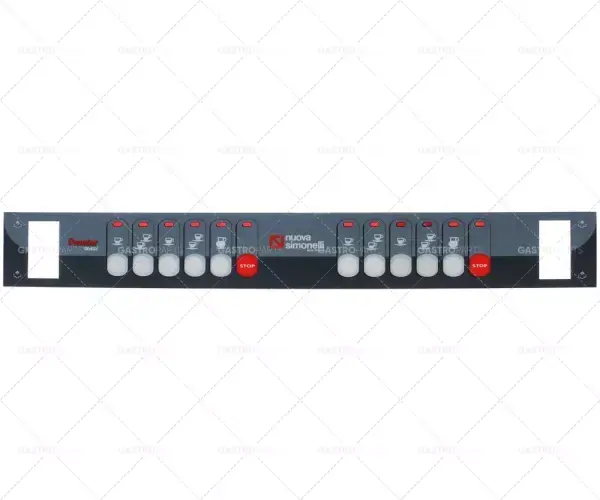 Cenová Bomba ovládací panel d 594 mm šedý v 75 mm 2-skupinový