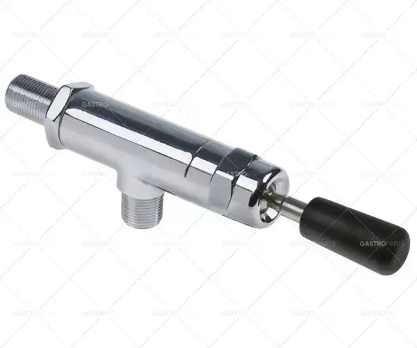 Pouze Dnes parní kohoutek s pákou přívod 3/8" výstup 3/8" chromovaná mosaz